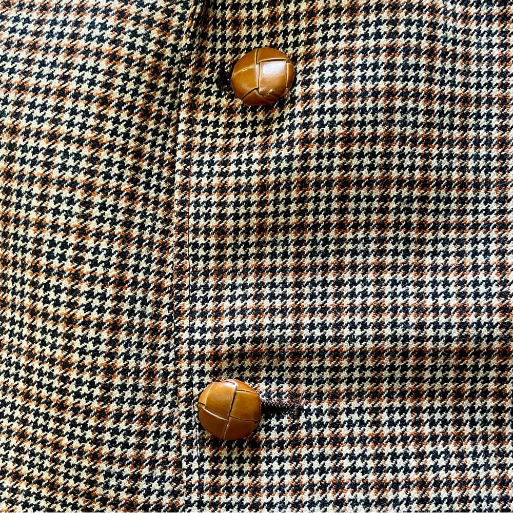 Vintage DAKS Ben Turturici USA Union Made 100% Wool Tweed Sports Coat Blazer - Picture 7 of 16